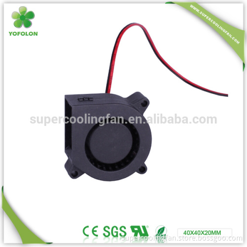 40x40x20mm 5V/12V DC Blower Cooling Fan with Low noise 4020 mini blower fan